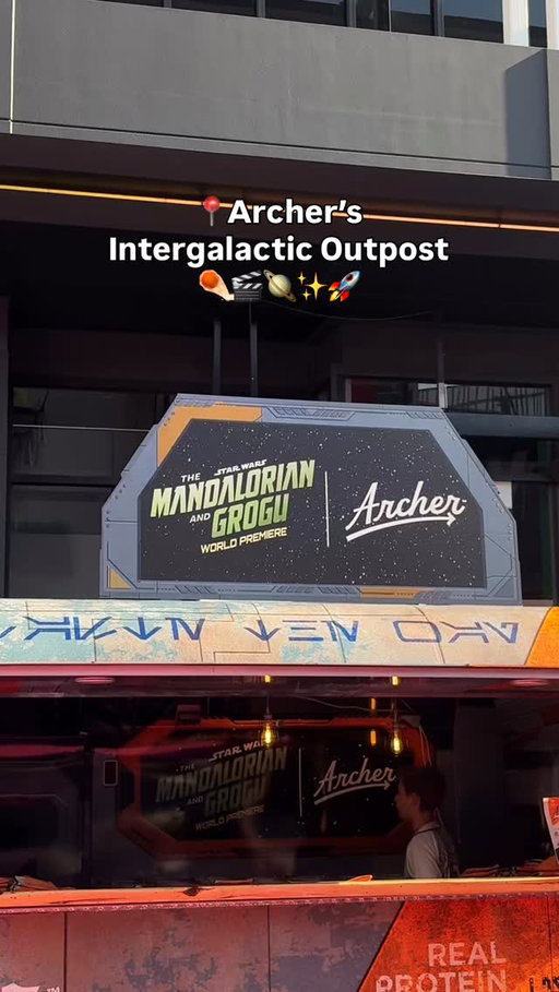 Archer’s Intergalactic Outpost has officially landed on the red carpet! ☄️ Somebody pinch us, becuase we’re fueling your favorite bounty hunters and celebs alike at the Star Wars: The Mandalorian and Grogu WORLD PREMIERE!💫🚀  

Don’t miss Star Wars: #TheMandalorianAndGrogu in theaters May 22. 🎬