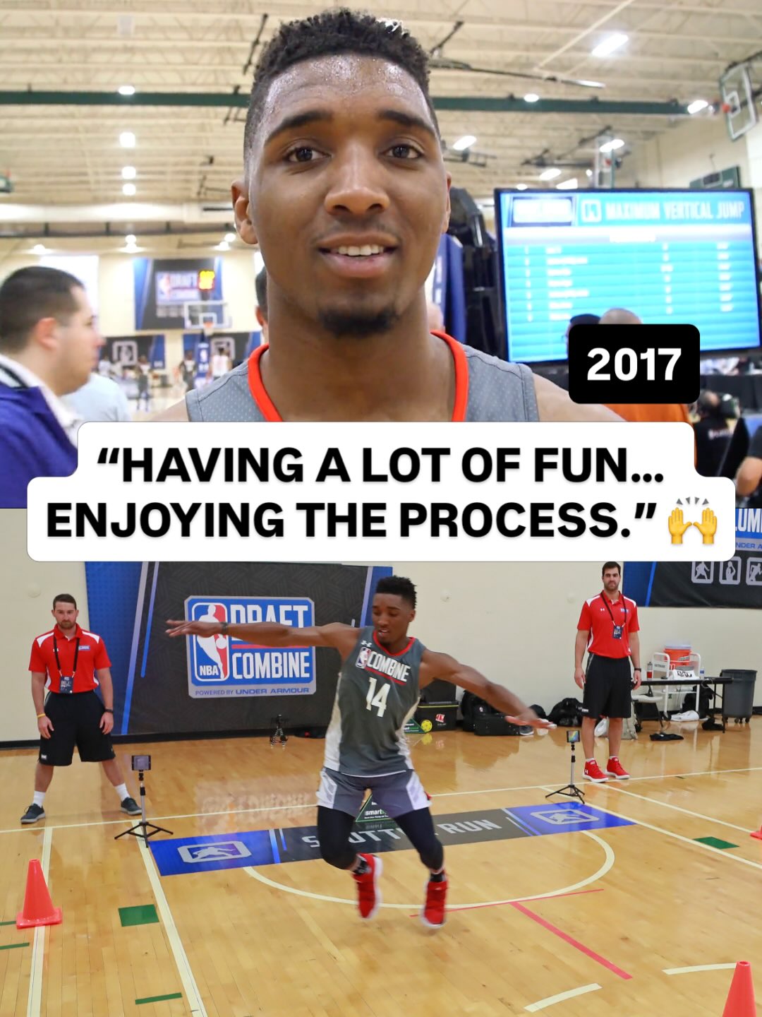 From the 2017 NBA Draft Combine to the 2026 NBA Playoffs presented by @google 💪 @spidadmitchell & the @cavs host the Pistons for GAME 6 of the East Semis at 7:00pm/et on Prime 🍿