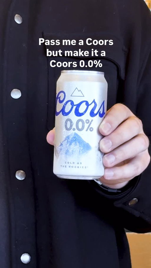 Mountain Cold Refreshment. Zero Alcohol. Coors 0.0% is out now in select markets.