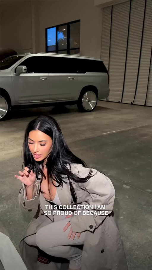 @kimkardashian walks through new NikeSKIMS Matte and accessories, now available on SKIMS.COM and Nike.com.