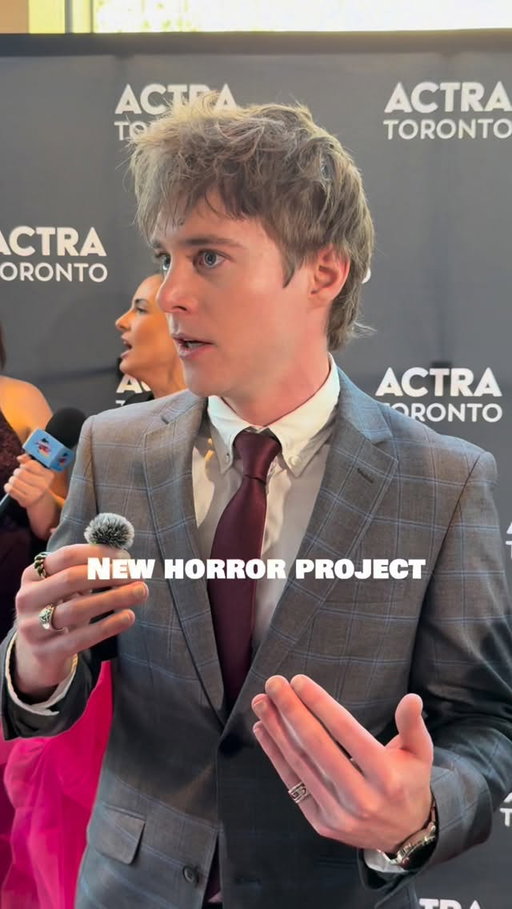 When an ACTRA red carpet turns into a horror‑project tease 👀🖤

Cal Potter giving me just enough to keep us all curious.

Stay tuned…if you dare. 

@cal_potter 
.
.
.
.
.
#ACTRAAwards #CanadianFilm #BehindTheScenes #TorontoCreators #HeatedRivalry