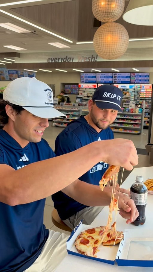 Sean and Jonathan put the $5 & $6 Value Deals to the test… safe to say they passed 😌 Try them for yourself today at Parker’s Kitchen! #GATA #HailSouthern #GSUBaseball