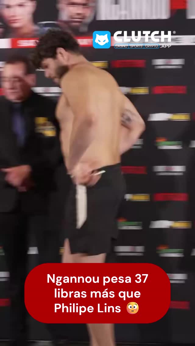 ¿Podrá Philipe Lins compensar la diferencia de peso? 🤔