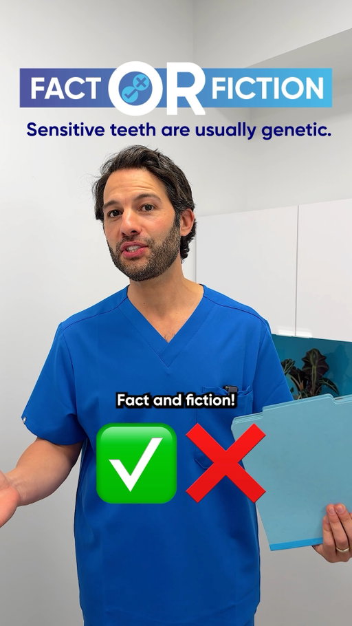 @dr_rubinshtein is here to set the record straight on common tooth myths. When it comes to sensitive teeth, we trust the experts. What should we debunk next? 🔎