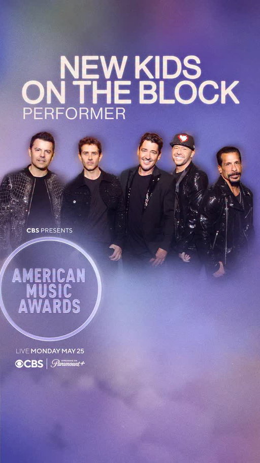 The #AMAs have always had the right stuff, just like @nkotb! Don’t miss their #AMAs performance - LIVE Monday, May 25 (Memorial Day) on @cbstv and @paramountplus 🎤
