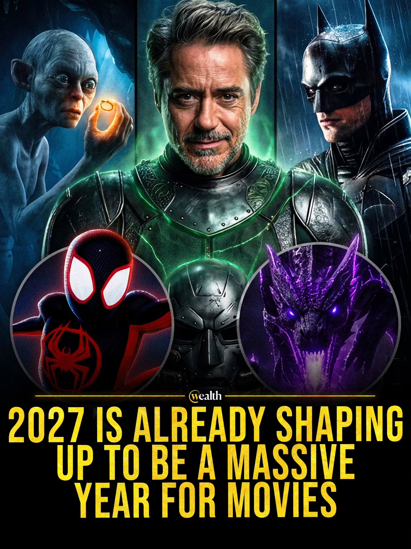 2027's release slate is already packed with major franchises. 🎥

The schedule points to a franchise-heavy year, with releases running from Ice Age: Boiling Point on February 5 to Avengers: Secret Wars on December 17. March alone includes Gatto, The Exorcist reboot, Sonic the Hedgehog 4, and Godzilla x Kong: Supernova, while May adds The Legend of Zelda and Star Wars: Starfighter.

Summer and fall keep the pace with Spider-Man: Beyond the Spider-Verse, Shrek 5, Superman: Man of Tomorrow, Minecraft 2, The Batman Part 2, and Frozen 3. If these dates hold, major studios are already positioning 2027 around sequels, reboots, and established IP.

#Movies #2027Movies #FilmReleaseDates #Hollywood #FranchiseFilms