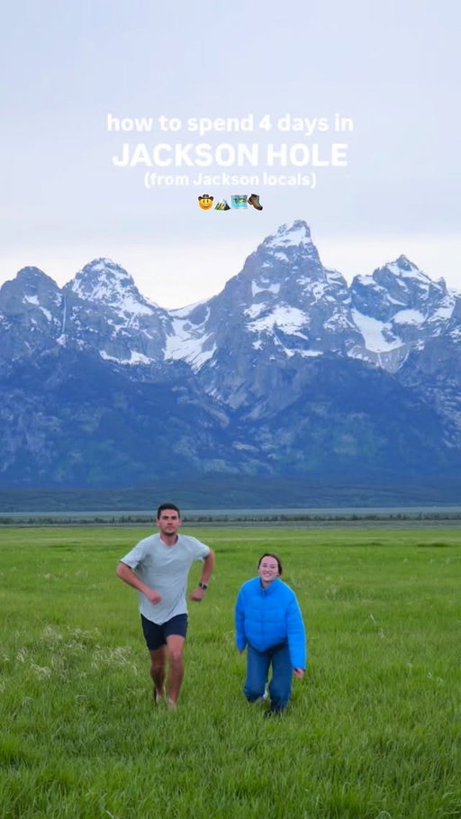 long weekend in jackson hole? 🤠🏔️

heres what you need to know⬇️

✈️when you fly in pick seats on the DEF side for the best views

🥾Hiking in GTNP
- Phelps Lake (hard)
- Cascade Canyon (medium)
- Jenny Lake (easy)
- Delta Lake (hard) 

🏔️Activities
- @snowkingmountain cowboy coaster
- @jacksonhole Via Ferrata, Tram, & paragliding
- rafting or scenic float on the snake river
- horseback riding

📆Town events
- Rodeo is most weeks on Wed, Fri, Sat
- Farmers Market is Saturday mornings
- Poeples Market is Wednesday evenings 

🌯Where to eat?

Best views:
- Dornans
- The Deck
- Jackson Lake Lodge
- @thecloudveil rooftop
- @corbetscabin waffles

Coffee & Breakfast:
- @cowboycoffeeco 
- @snakeriverroastingco 
- @persephonebakery 

Our Personal Favs:
- @thebistrojacksonhole 
- @snakeriverbrew 
- @handlebarjh 

👉 Comment “JACKSON” for a link to our JH and GTNP Guide!