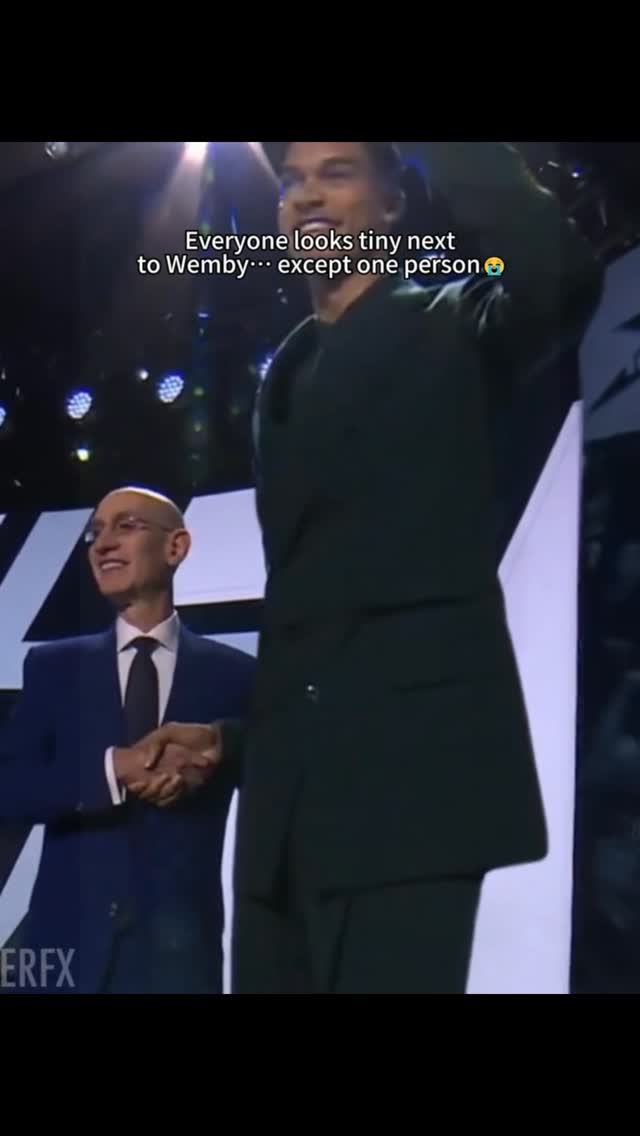 Everyone talks about how insanely tall Victor Wembanyama is until Tacko Fall walks into the frame and suddenly Wemby looks normal. That’s how you know the NBA is built different 😭

Wemby already looks like a MyPlayer in real life, but Tacko is one of the only humans alive that can make him seem small. Two absolute giants changing what “tall” even means in basketball.

Seeing Tacko Fall next to Wemby really puts NBA height into perspective because 7-footers aren’t supposed to look undersized. The league really has real-life skyscrapers walking around 💀

(starrism09/tt)
#wemby #tackofall #nbaedits