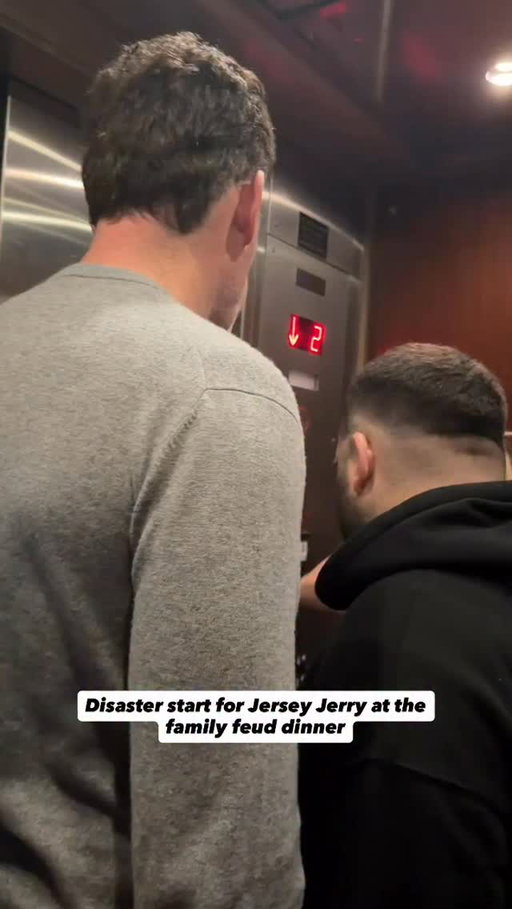 Per Austin : JJ showed up depressed looking like he was about to cry since the place is fancy and he was wearing a hoodie and a team pass