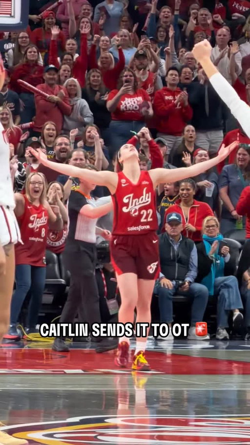 CAITLIN CLARK SENDS IT TO OVERTIME IN INDIANA 🚨