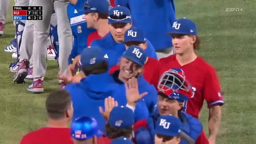 FOR THE FIRST TIME SINCE 1949!!!!!

KU BASEBALL WINS A REGULAR SEASON CONFERENCE CHAMPIONSHIP 🏆