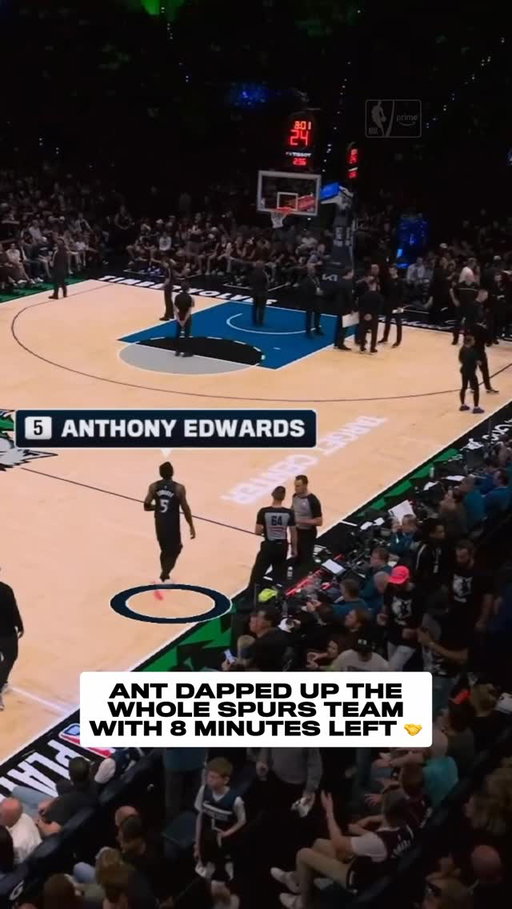 Classy move from Ant during Game 6 👏