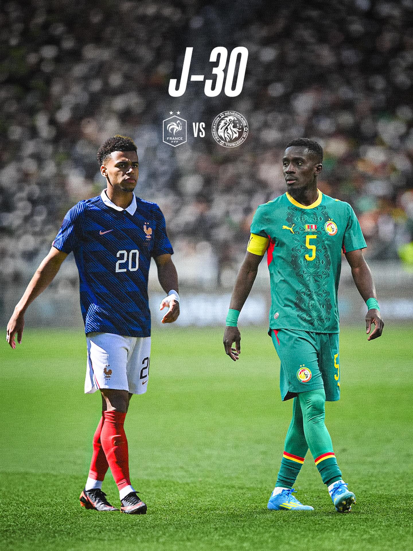 J-30 avant notre entrée en Coupe du Monde face au Sénégal 🇸🇳

On y est presque… 🤩

1 month to go until our World Cup opener against Senegal.
