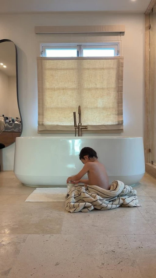 A realistic nighttime routine with two kids. Teo is fully potty trained during the day and SO independent, but overnight is still a work in progress, so we love The 360° from @Coterie. They feel more like real underwear for bigger kids while still giving us the overnight protection and peace of mind we need. 

Sending love to every parent navigating nighttime potty training 🫶🏼