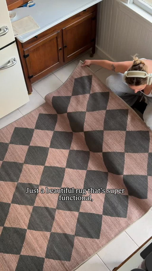 Literally who thought velcro rugs were a good idea 🥲

📸  @/karamcswain on TikTok
Rug: Finn — Natural/Sand

#washablerug #homedecor #madefortogether