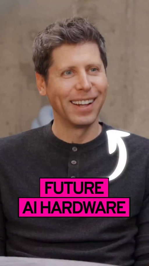 Sam Altman on his vision for the future of AI hardware:)

Our full conversation is on YouTube now! If you need some optimism in your life, this is for u!