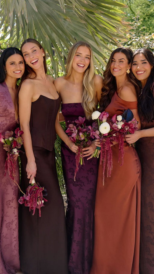 Bridesmaid palettes made for Fall weddings. 🍂