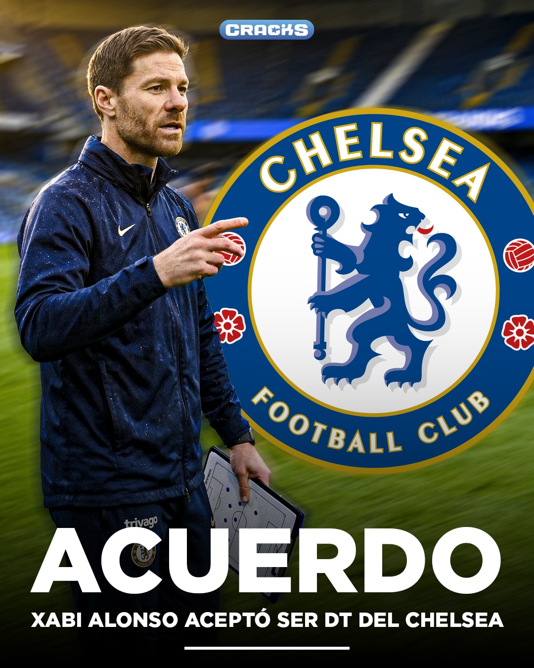🚨🔵 XABI ALONSO, MUY CERCA DEL CHELSEA

🤝 Según RMC Sports, ya existe un acuerdo de principio entre el técnico español y el club londinense

📝 Firmaría un contrato de cuatro temporadas, hasta 2030

👀 Además, Chelsea le dará un papel importante en el mercado de fichajes de verano

⚽ Tras perder la final de la FA Cup, los ‘blues’ quieren abrir una nueva era con Xabi al mando