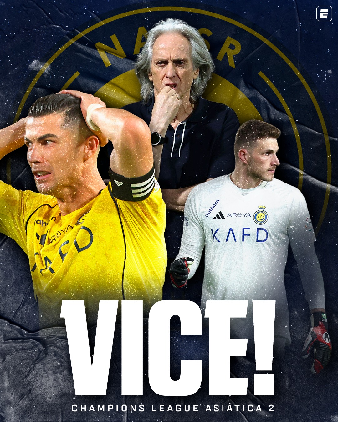 NÃO DEU PARA O AL NASSR DE CRISTIANO RONALDO! ❌🏆

O Gamba Osaka, do Japão, venceu o Al Nassr de Jorge Jesus por 1 a 0 e conquistou a Champions League Asiática Two! O gol do título foi marcado ainda no primeiro tempo, aos 29 minutos, por Deniz Hümmet.

A equipe saudita, que conta com Cristiano Ronaldo e Bento, fica com o vice-campeonato e segue sem conquistar títulos no atual projeto do clube.

#AFCNaESPN #CristianoRonaldo #AlNassr #GambaOsaka