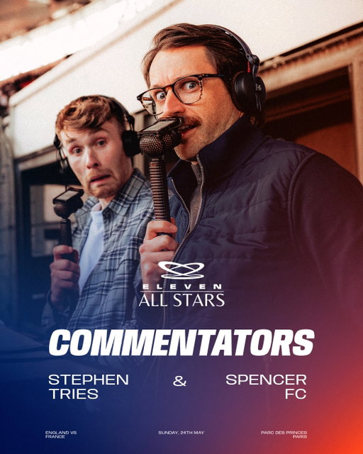 It wouldn’t be a Sidemen football match without these two 

Sunday 24th May 
Parc des Princes 
Get your tickets in the link in our bio