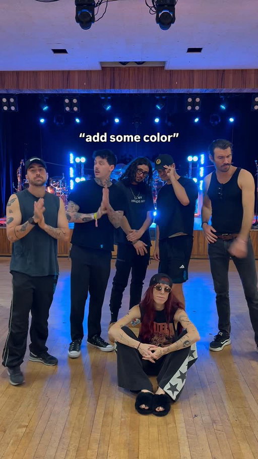 “why do musicians only wear black” the real magic to a good show is under the hood 
*this was 100% , absolutely, totally, without a doubt their idea…*