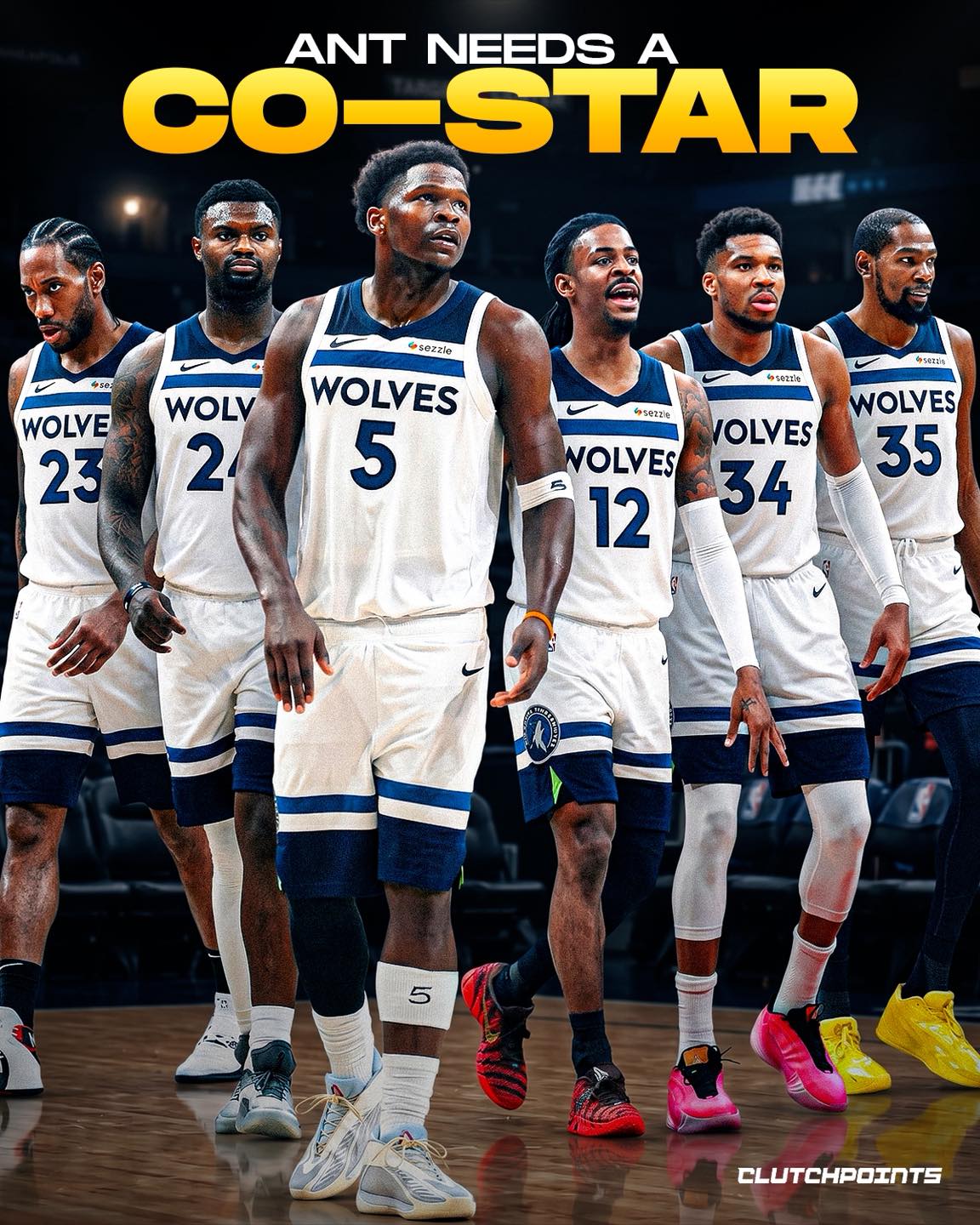Anthony Edwards dragged the Timberwolves out of irrelevance faster than anyone could’ve imagined.

A franchise that spent decades searching for direction suddenly became one of the biggest threats in the Western Conference the moment Ant became the guy.

Not because Minnesota built some perfect superteam.

Because their 24-year-old star kept forcing them further than they were supposed to go.

Every season started looking bigger than the last:

🔹 Lottery team
🔹 Young playoff team
🔹 Dangerous playoff team
🔹 Western Conference Finals team
🔹 Legit contender

That’s the part people need to remember after this year’s exit.

Minnesota’s problem isn’t whether Anthony Edwards is good enough.

He already answered that.

The real question is whether the Wolves are asking him to do too much.

There’s a difference between being the face of a contender and being responsible for every difficult shot, every late-clock possession and every offensive bailout when things collapse.

At some point, every superstar needs another star next to them.

Who should Minnesota pair with Ant?