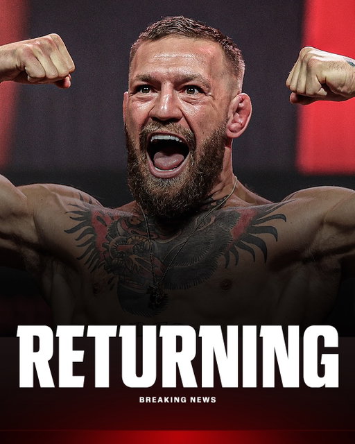THE MAC IS BACK 🇮🇪

Conor McGregor will make his return to the Octagon for the first time since 2021 against Max Holloway at UFC 329 on July 11, Dana White announced on social media Saturday.