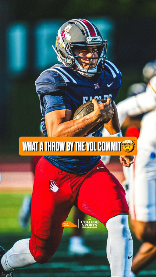 Tennessee commit @derrickbakerqb1 with an insane TD pass🤯

The 4-star QB is a part of the 2027 recruiting class🍊

(🎥 via @derrickbakerQb1/X)
(Cover photo via @jsmproductions_ )

•
•
•
•
#GBO #GBO🍊 #Vols #GoVols #VFL
