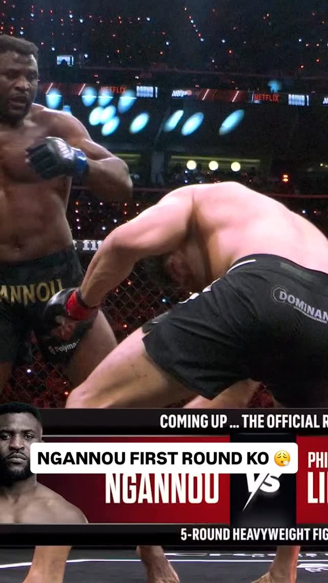 VINTAGE FRANCIS NGANNOU 😮‍💨

HE GETS THE FIRST ROUND KO AGAINST PHILIPE LINS 🔥

#RouseyCarano is LIVE now only on Netflix!

#francisngannou #mma #mixedmartialarts