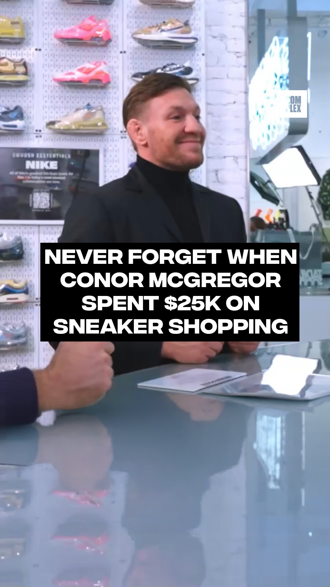 In celebration of his return, we can’t forget that time @thenotoriousmma dropped a BAG on @sneakershopping and even gave to charity alongside Jake Gyllenhaal 💵

Conor McGregor will now face Max Holloway in the main event at UFC 329 in Las Vegas 👀