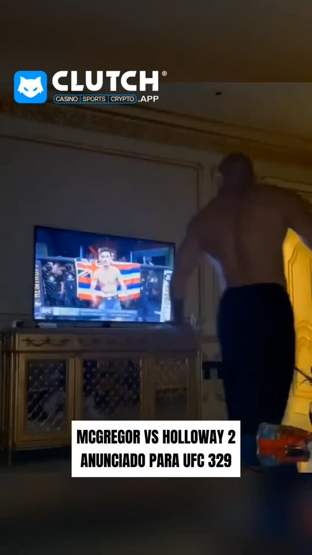 ¡¡Conor McGregor ha vuelto!! El irlandés se enfrentará a Max Holloway en el evento principal de UFC 329 el 11 de julio 🔥