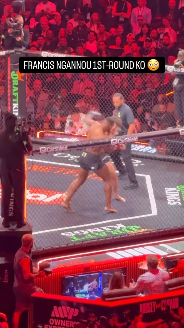 FRANCIS NGANNOU KOS PHILIPE LINS IN THE FIRST ROUND! 😲
[via MMAFoo/X]