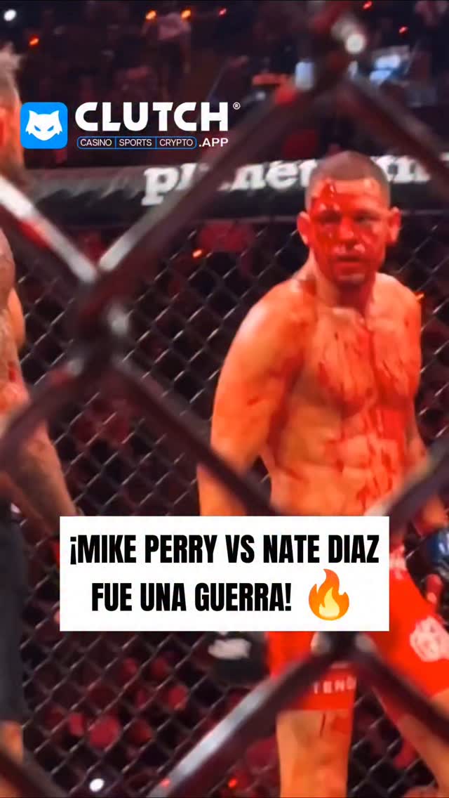 Que guerra!!!!!! ¡Mike Perry vence a Nate Diaz en una guerra LOCA! 🔥
