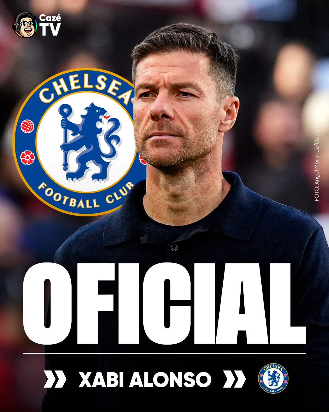 COMANDANTE NOVO EM STAMFORD BRIDGE! 🔵🇪🇸

O Chelsea anunciou oficialmente Xabi Alonso como novo treinador! BOM NOME? 👇

#Chelsea #CoberturaCazéTV #MercadoDaBola #cztv28