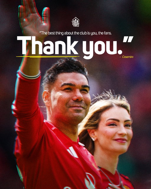 Some last words from Casemiro. ❤️
