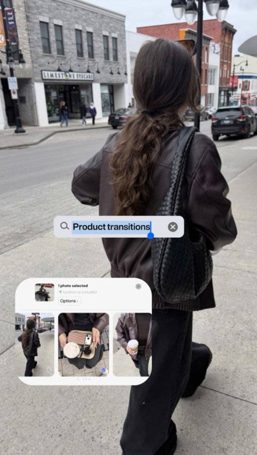 Some of my go to product transitions that keep viewers visually engaged✨

📧: Kaytelynn.ugc@gmail.com

#transitions #ugccreator #marketing #skincareugc #ugcskincare 

Product transitions, creative strategy, content marketing, edit ideas, visual hooks, UGC creator, Canadian UGC creator