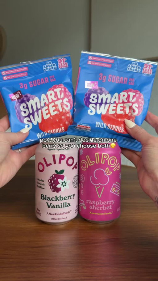 Summer arrived early… and it’s a full-on Battle of the Berries 👀 

Are you team Blackberry Vanilla or team Raspberry Sherbet? @drinkolipop & @smartsweets are giving 3 winners a chance to try both. 

What you’ll win: 
🍬 1 case of OLIPOP Blackberry Vanilla 
🍬 1 case of OLIPOP Raspberry Sherbet 
🍬 14-pack of SmartSweets Wild Berries 

How to enter 👇 
1️⃣ Like this post 
2️⃣ Follow @drinkolipop & @smartsweets 
3️⃣ Comment 💙 to receive a DM for entry! 

No Purch. Necessary. Enter through 5/22 at 11AM EST. Legal res. 50 US/DC, 18+. See Official Rules linked in bio for full details on how to enter, eligib. requirements, odds, prize descriptions and limitations. Void where prohibited. Sponsor: Olipop, Inc.