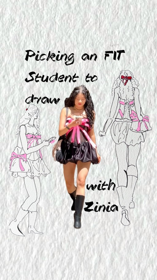 “People say bows are over, and obviously, I think not.” 

🎀 @zinia.lee x @lirika.matoshi spotted on the streets of FIT✍🏼 

#art #artistsofig #drawingpeople #nycfashion #sketching