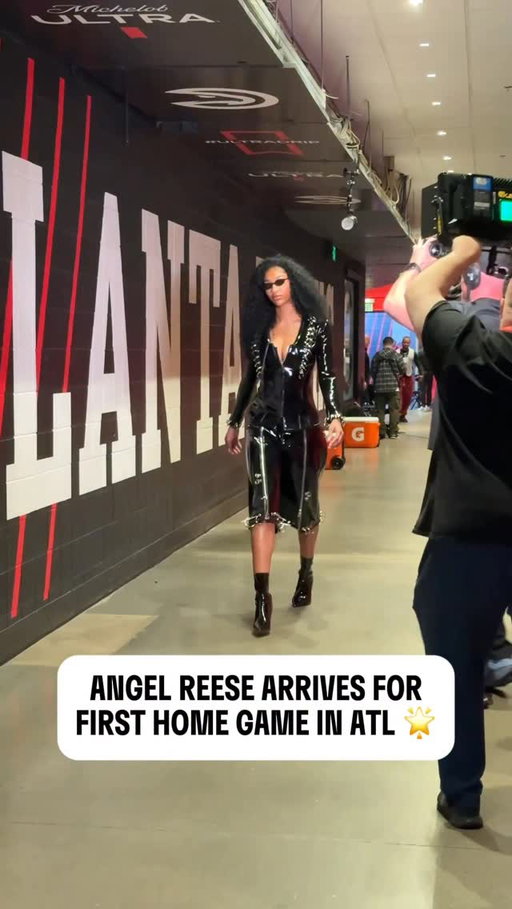 Different type of drip 😮‍💨

Angel Reese is in the building for her first home game with the @atlantadream! 

📺 1:30pm/ET | NBC + Peacock