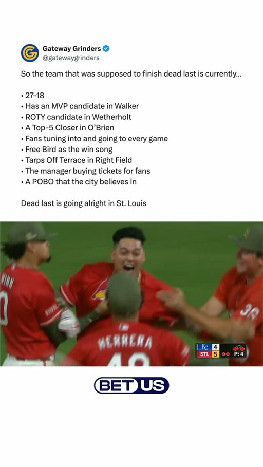 The Birds go for the sweep today! 

Bet on the MLB and the red hot Redbirds @betus_official. Link is in our bio🔗