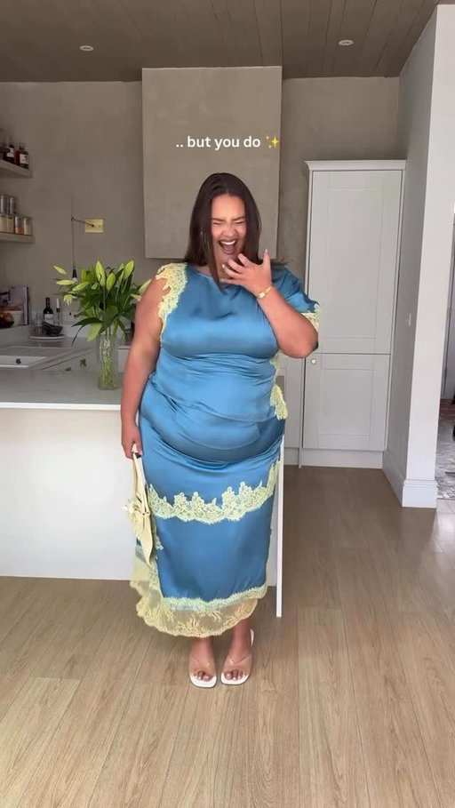 Some #weddingguest dressing inspo for you all on this glorious sunday 🌞🌞🌞 (on the most glorious @michellejulietnaylaa ) #inclusivefashion #weddingguestdress #pantone