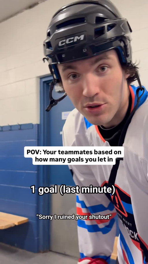 Every goalie can relate 😆

Follow us for more funny hockey videos! @talkinghockey #hockeylife #hockeygoalie