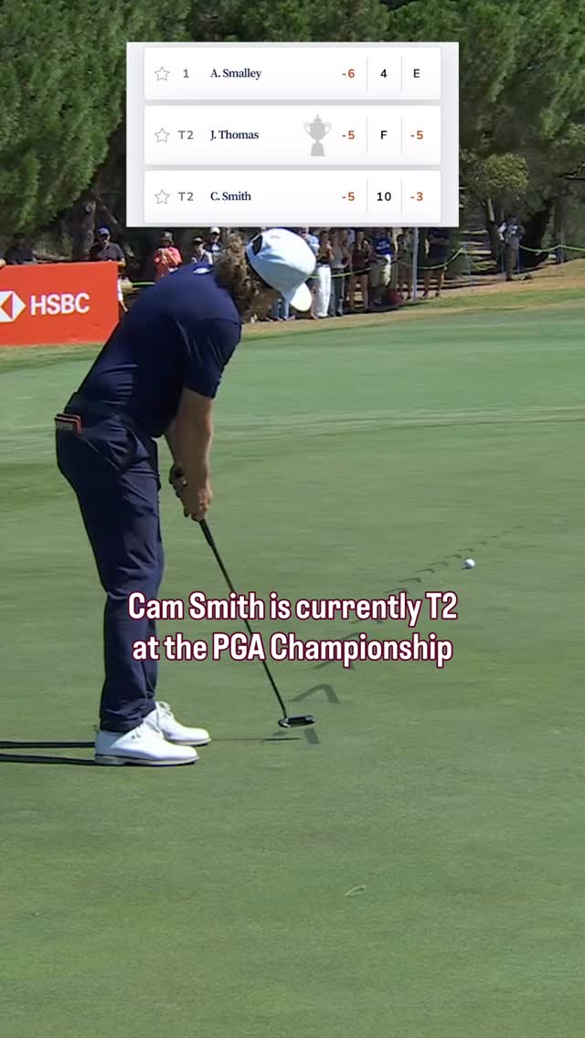 Cam Smith going on a run in the final round of the PGA Championship 😤

#pgachampion #camsmith