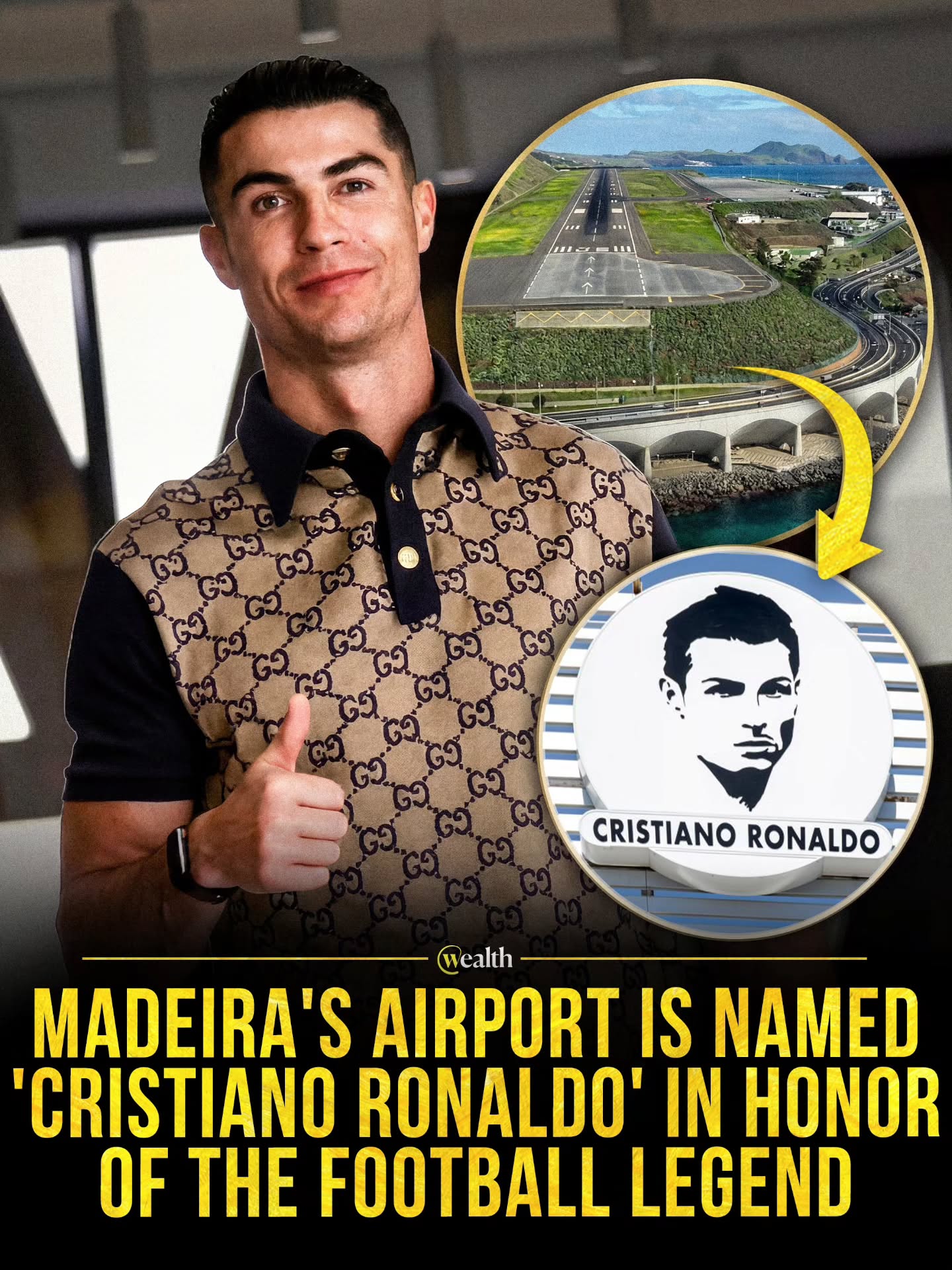 Madeira's airport has carried Cristiano Ronaldo's name since 2017. ✈️⚽️

Madeira renamed its main airport Cristiano Ronaldo International Airport in March 2017, linking the island's main gateway to the footballer born on the Portuguese archipelago. The change turned a public transport hub into a permanent civic tribute.

The airport handled just over five million passengers in 2024, putting Ronaldo's name in front of millions of travelers using Madeira each year.

#CristianoRonaldo #Madeira #Airport #Portugal #Football
