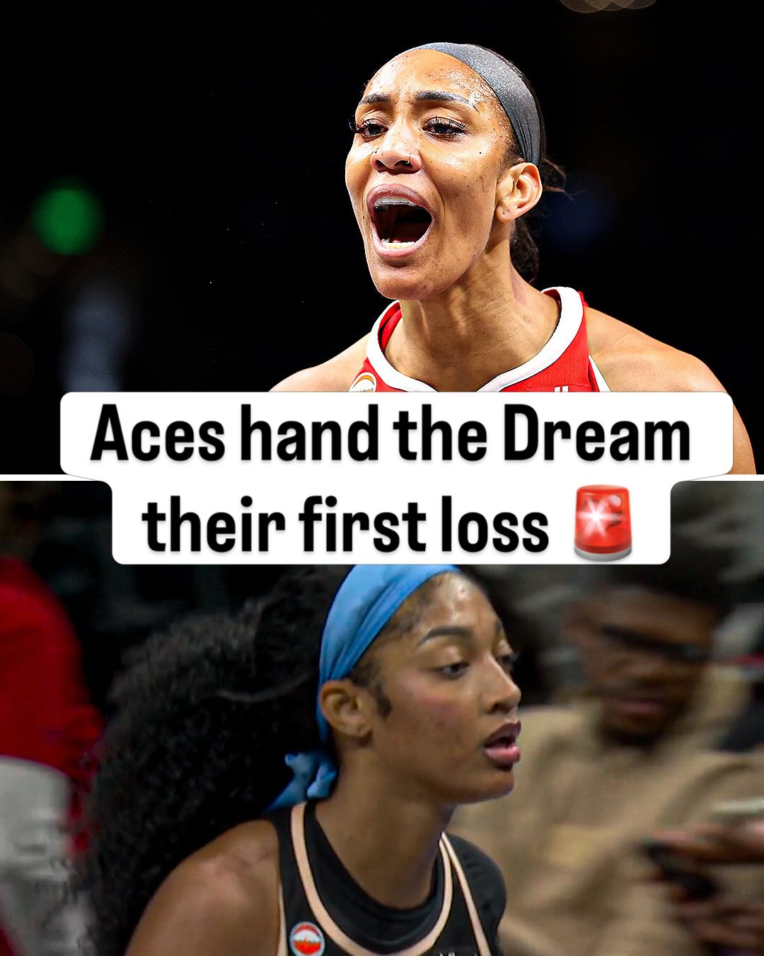 The Aces ruin Angel Reese’s home debut and give Atlanta its first loss of the season 🤯

Las Vegas wins 85-84