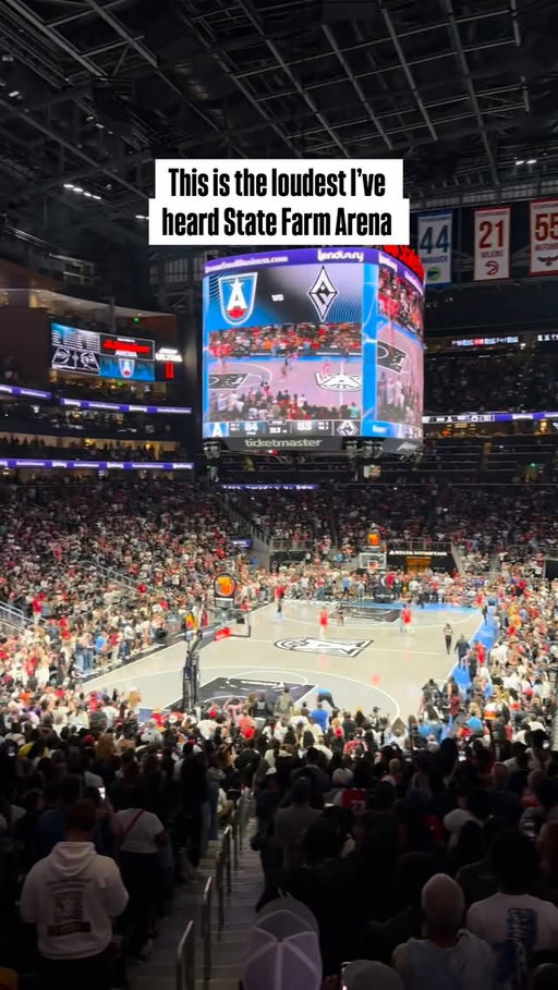 With A’ja Wilson in the building and Angel Reese home debut the Dream and Gamecock fans didn’t miss the assignment 🤩

#symonewiththesports #atlantadream #ajawilson #angelreese #wnba