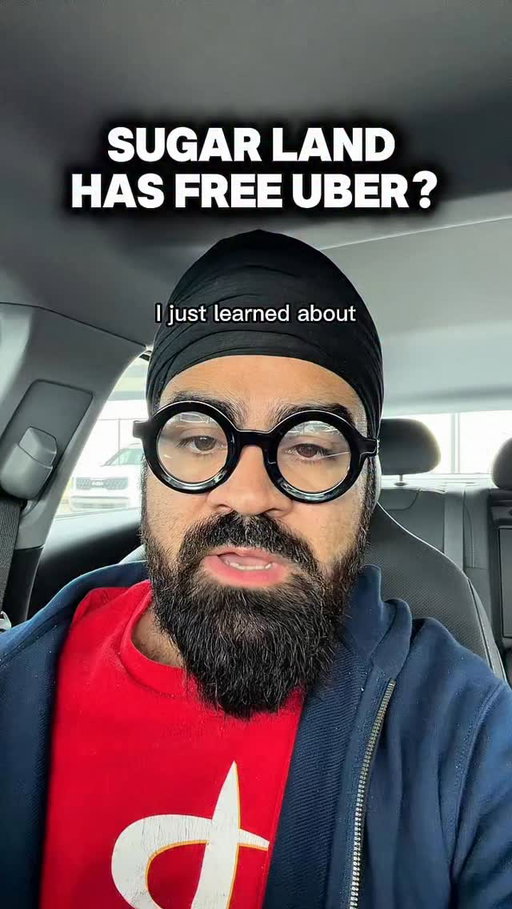 Sugar Land residents might hate me for posting this, but this is probably one of the most gatekept “life hacks” in the Houston area.

Sugar Land literally launched its own app-based public rideshare system in 2025 called Sugar Land On-Demand.

You download the app, request a ride, and get picked up anywhere inside the Sugar Land zone. Most rides are capped around 6 miles, making it perfect for coffee shops, restaurants, grocery runs, gyms, or Town Square.

• First 5 rides: Free
• After that: $2 per ride
• Additional passengers: $1
• Ride range: 6 miles
• Monday–Friday: 6AM–9PM
• Saturday: 9AM–9PM

#sugarland #sugarlandtx #uber #houston