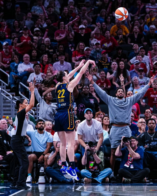 Tyrese Haliburton knew this Caitlin Clark three was money 👌