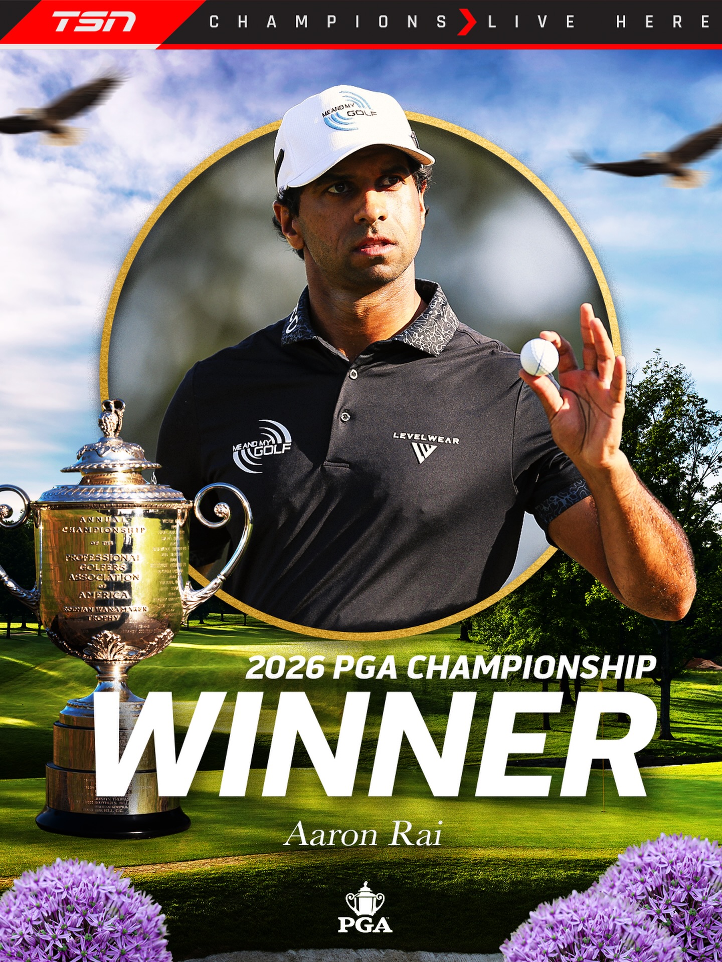 AARON RAI HAS WON THE 2026 PGA CHAMPIONSHIP 🏆

#PGAChamp
