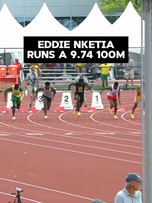 The wind wasn't legal (+5.6), but that time is fast 🔥

Australia's Eddie Nketia runs the seventh fastest time ever (!!!) in all conditions on his way to taking out the 100m and 200m titles at the Big 10 Championships.

20.02 (+7.5) his time in the 200m.